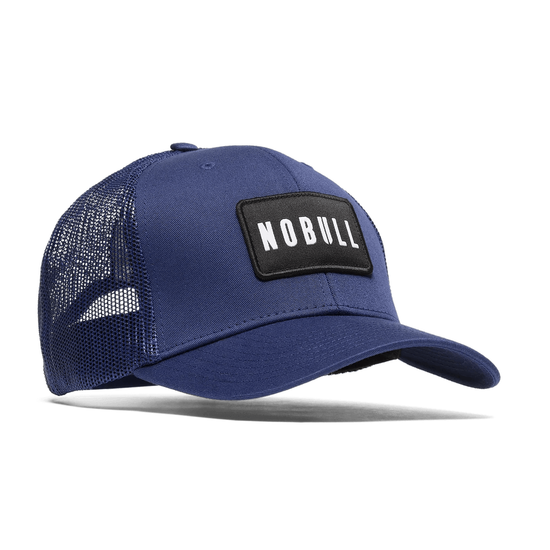 Nobull Proyek Nobull Topi Trucker Tepi Melengkung Navy
