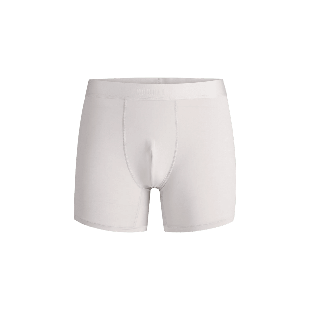 Nobull Project Pria Allday Boxer Brief 5" Abu-abu Muda