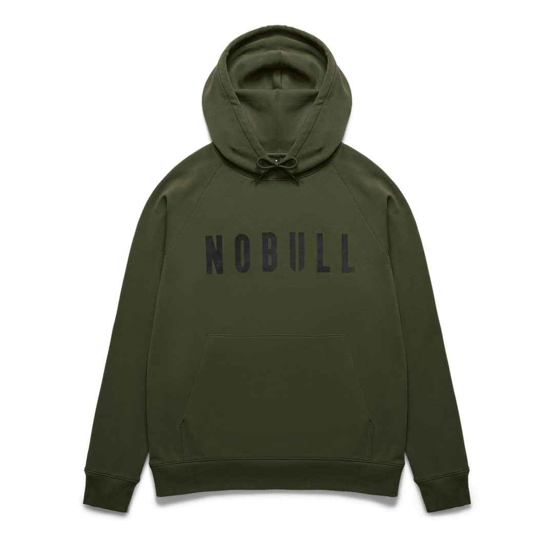 Nobull Project Hoodie Pria Nobull Gelap Army