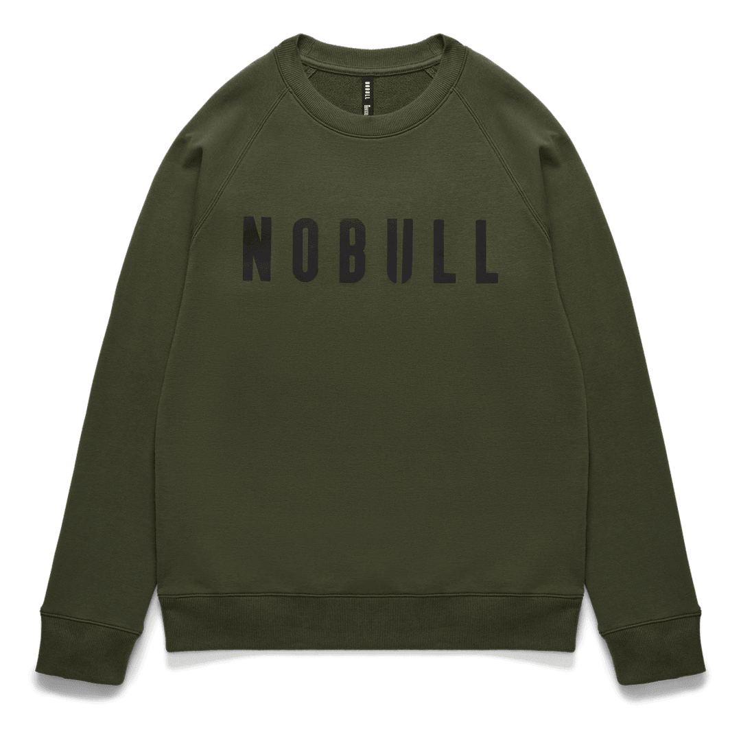 Nobull Project Pria Nobull Crew Gelap Tentara