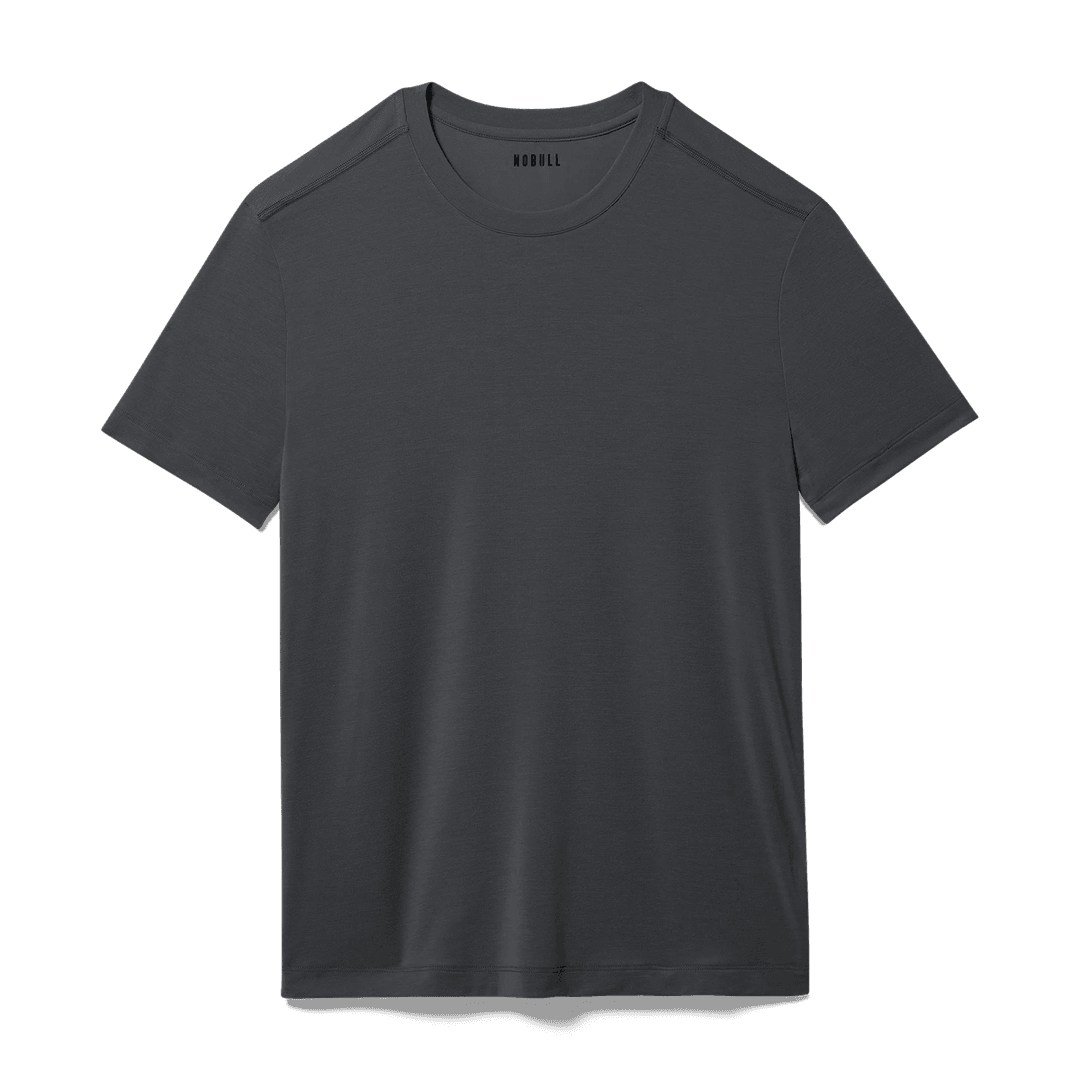 Nobull Project Kaos Pria Abu-abu Heather