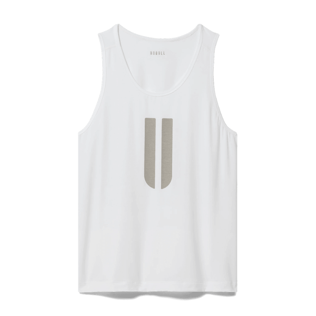 Nobull Project Pria U Tank Putih
