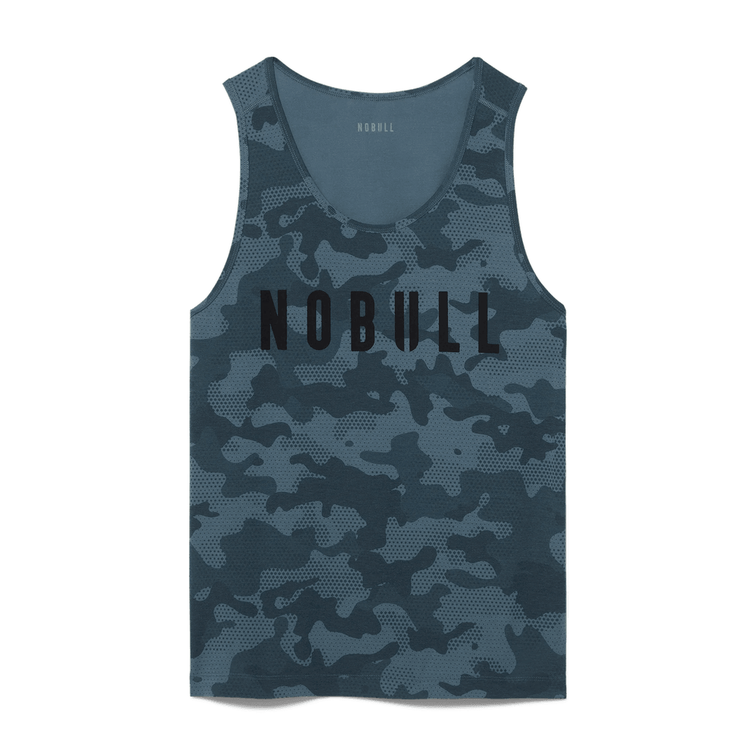 Nobull Project Tank Pria Camo Nobull Biru Pantai Camo
