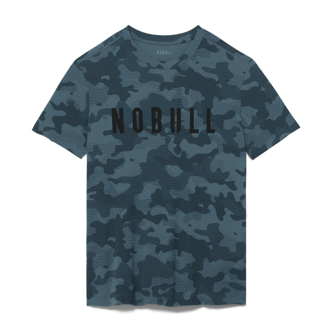 Nobull Project Kaos Pria Camo Nobull Biru Pantai Camo