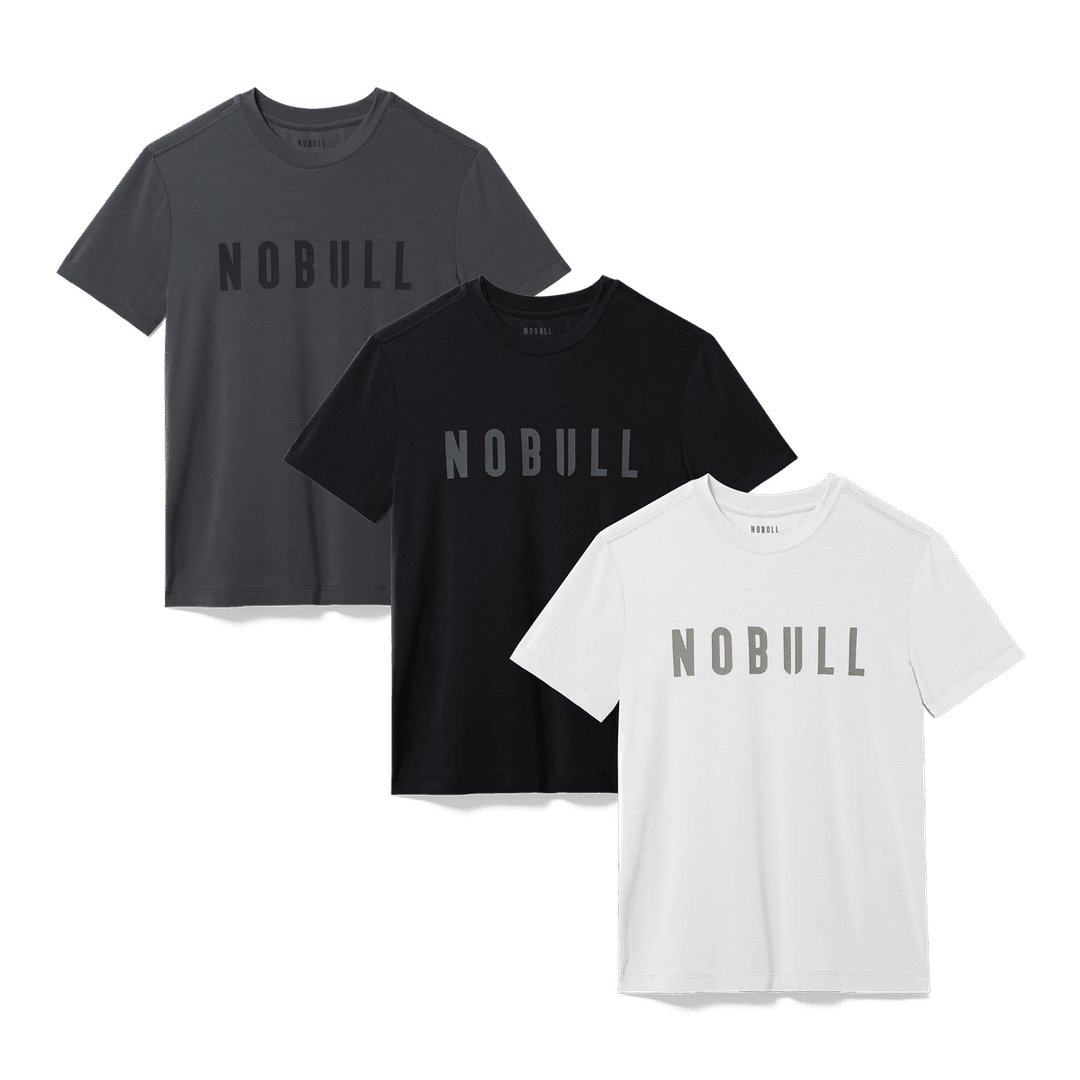 Nobull Project Kaos Pria Nobull Signature Tee 3 Paket - Inti