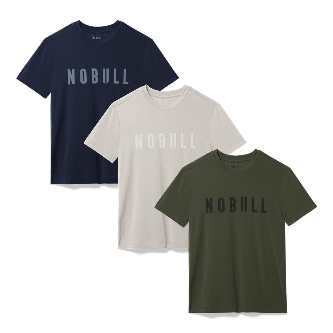 Nobull Project Kaos Pria Nobull Signature 3 Paket - Netral Sehari-hari