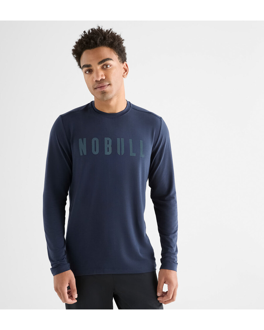 Nobull Moška Majica Z Dolgimi Rokavi Nobull
