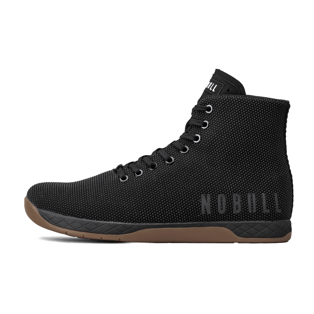 Nobull Proyek Sepatu Pria Outwork High-top Hitam Gum
