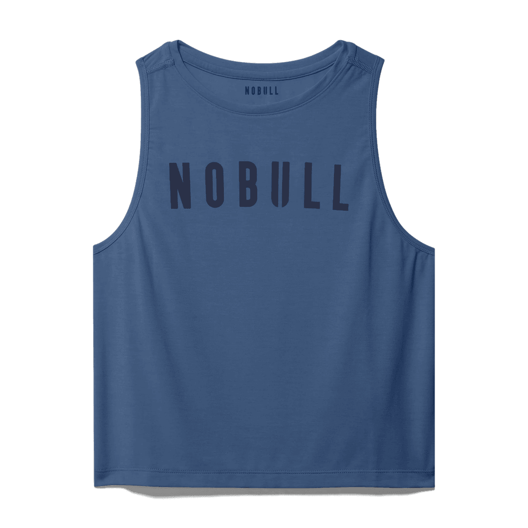 Nobull Project Women's Nobull Muscle Tank Biru Pesisir