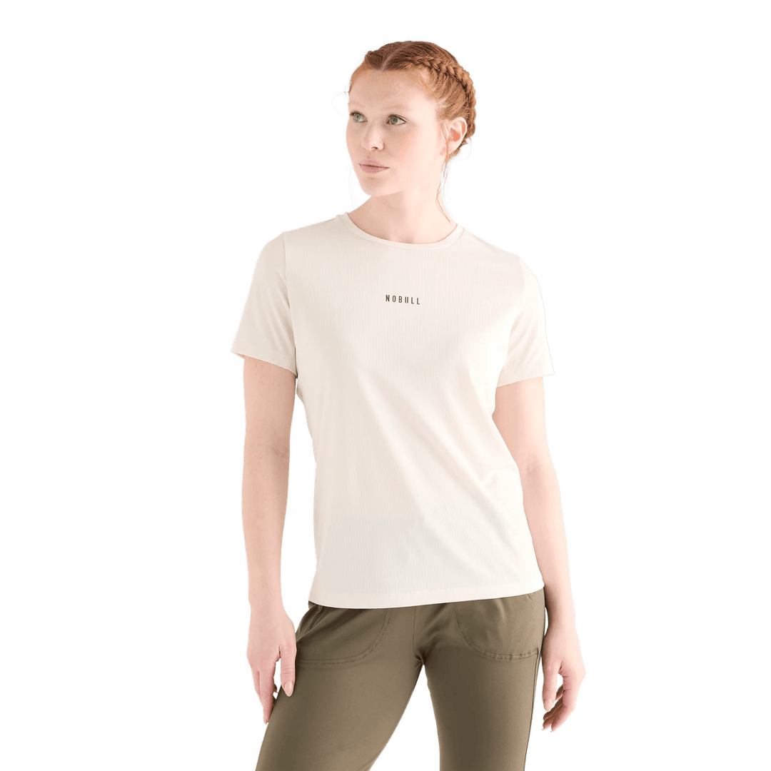 Nobull Project Women's Deltapeak® Kaos Mikro Tekstur Uap