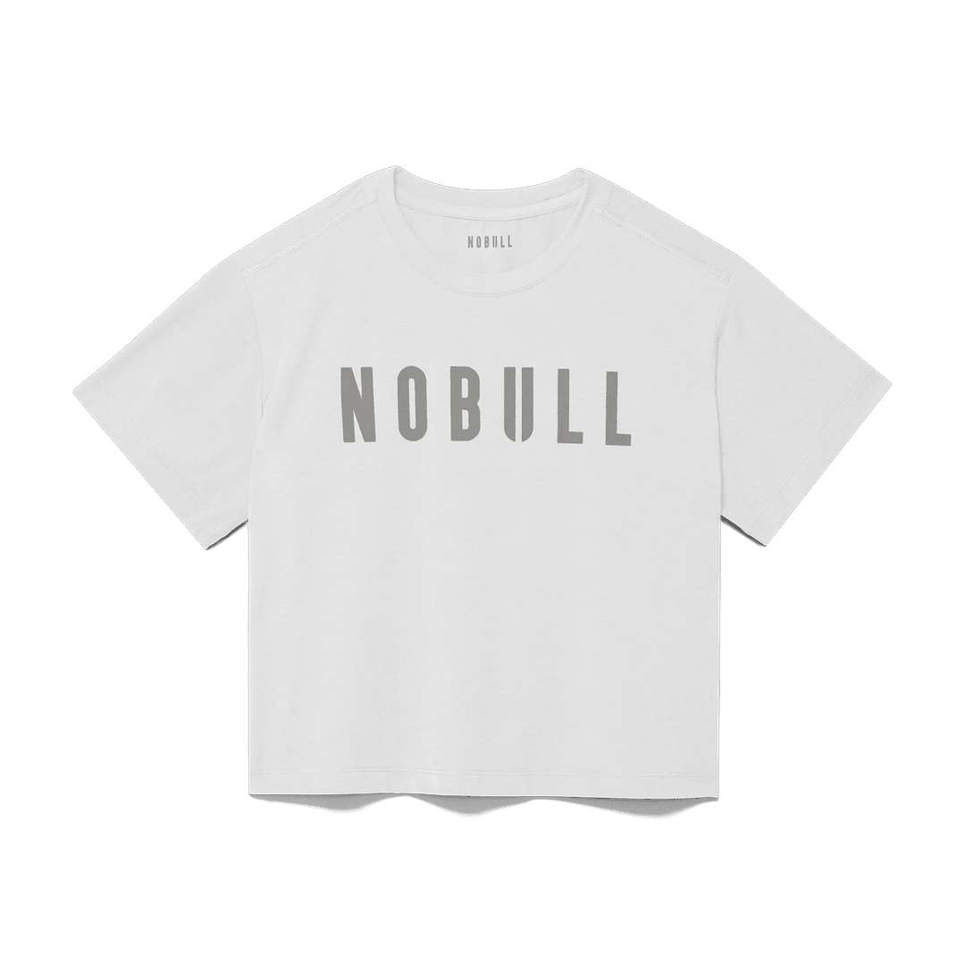 Nobull Project Kaos Boxy Wanita Nobull Putih