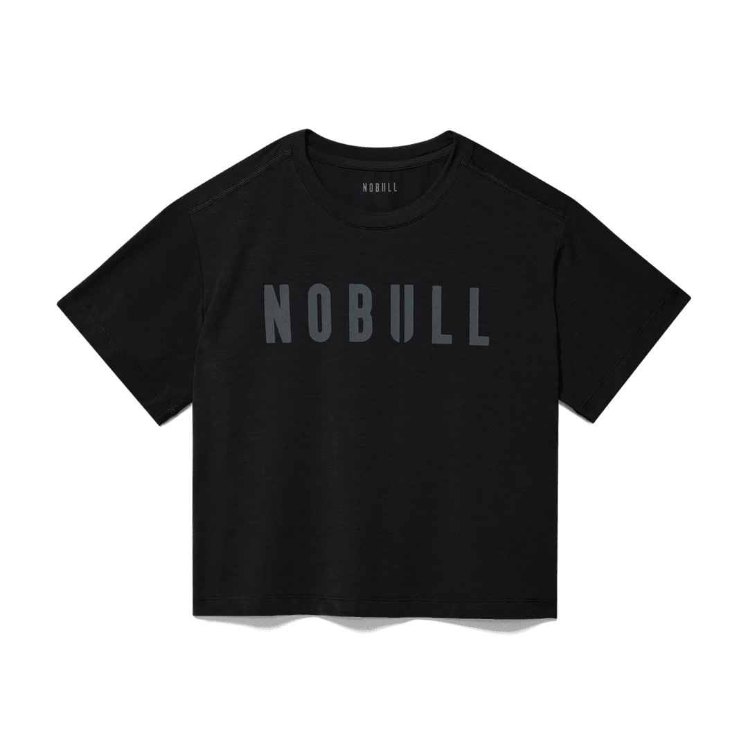 Nobull Project Kaos Boxy Wanita Nobull Hitam
