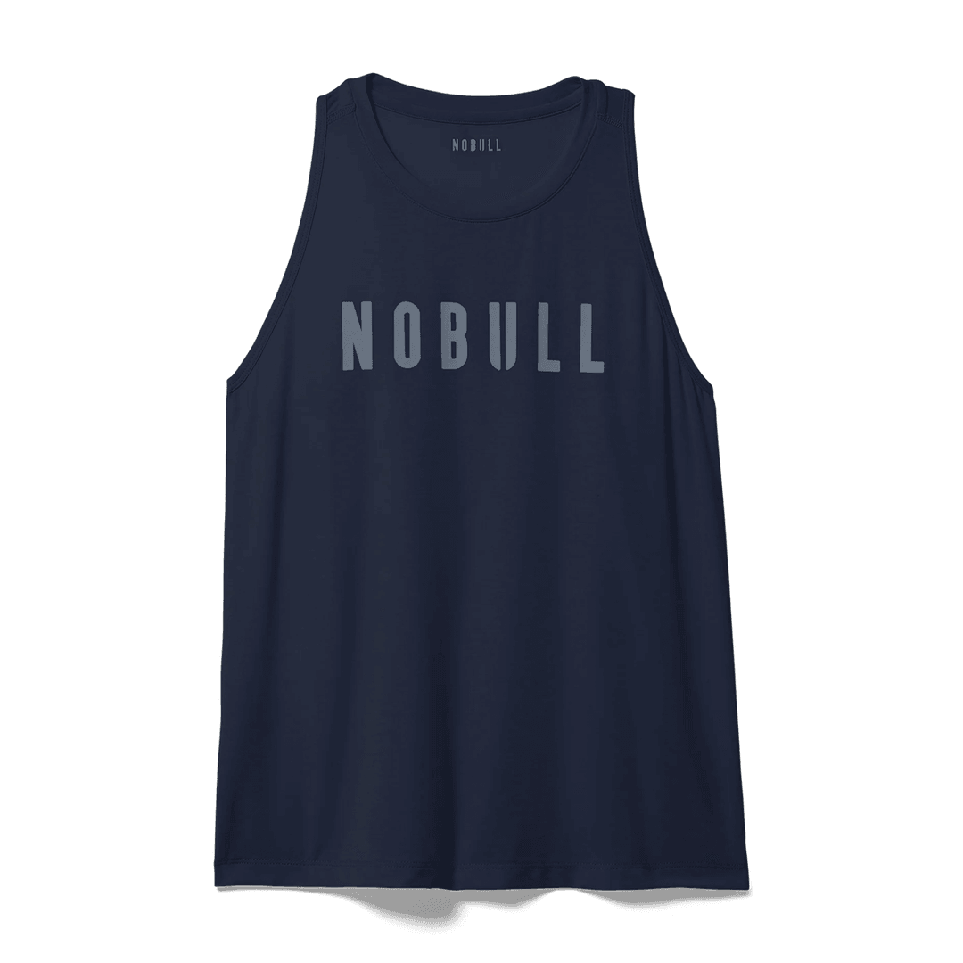 Nobull Project Wanita Nobull Tank Leher Tinggi Malam Navy