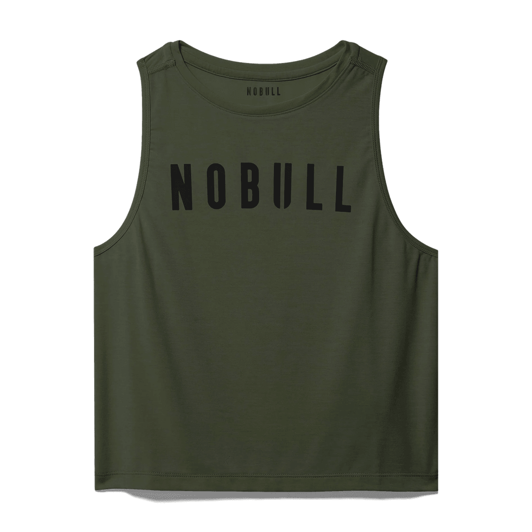 Nobull Project Wanita Nobull Muscle Tank Gelap Army