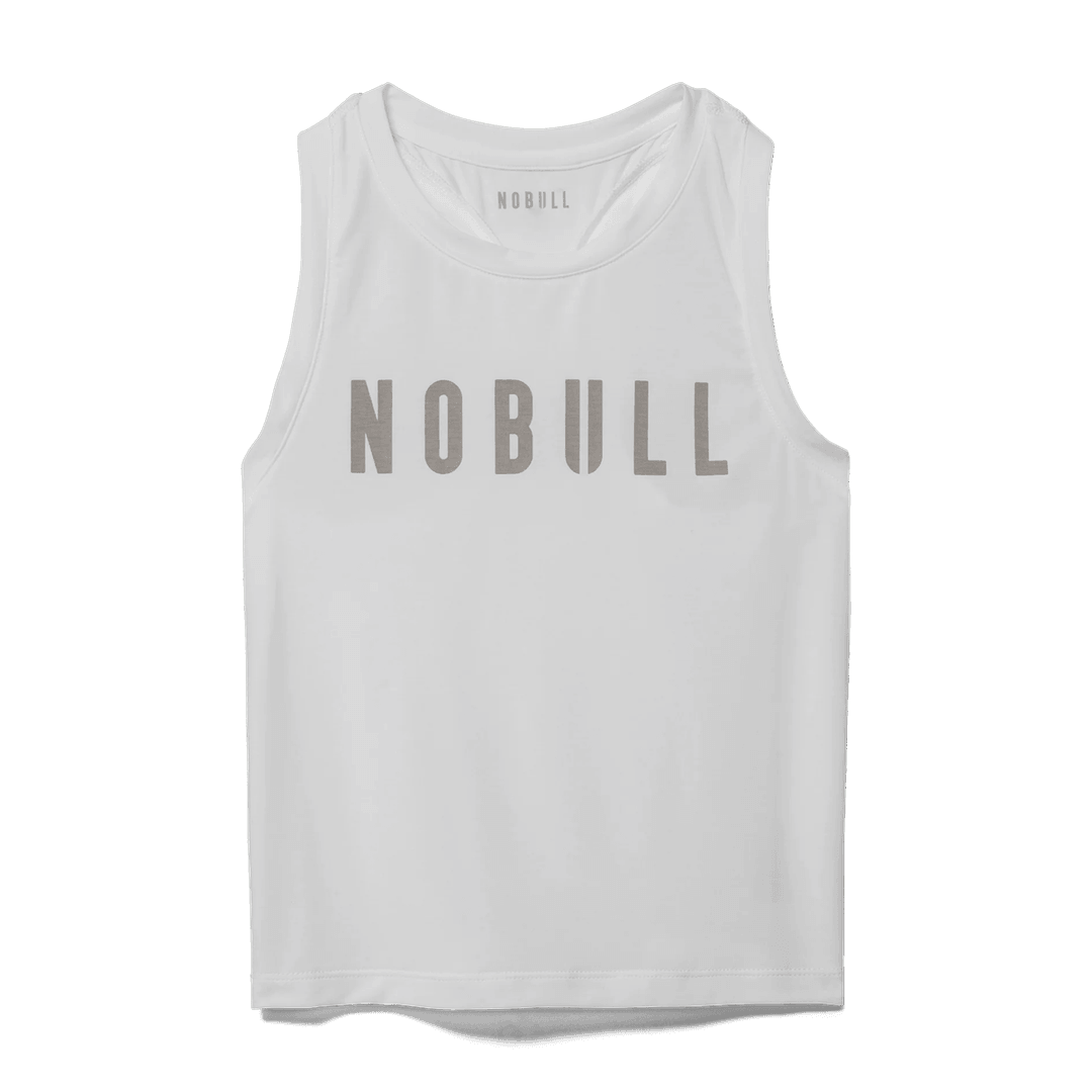 Nobull Project Wanita Nobull Fitted Tank Putih