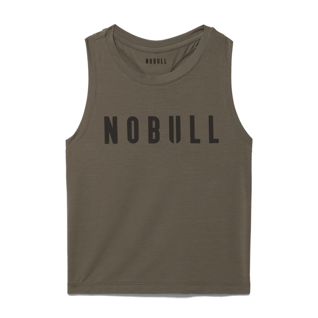 Nobull Proyek Wanita Nobull Fitted Tank Batu Jatuh Gelap