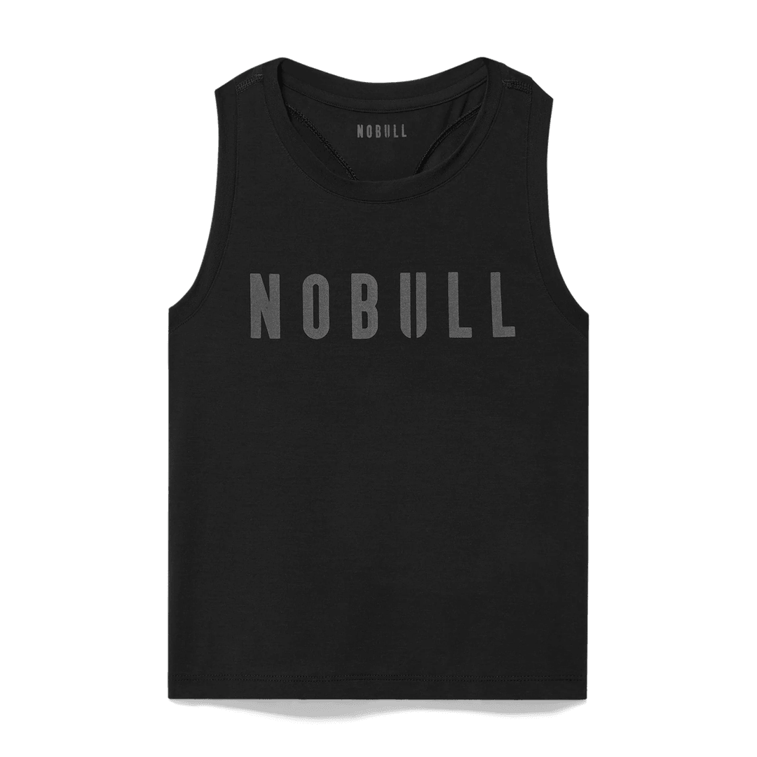 Nobull Project Wanita Nobull Fitted Tank Hitam