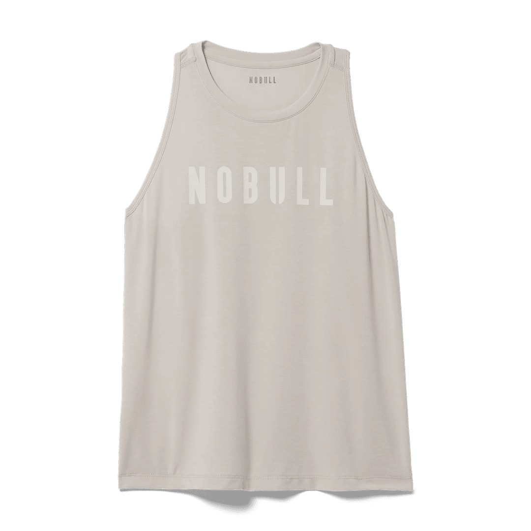 Nobull Project Women's NOBULL High-Neck Tank Oatmeal