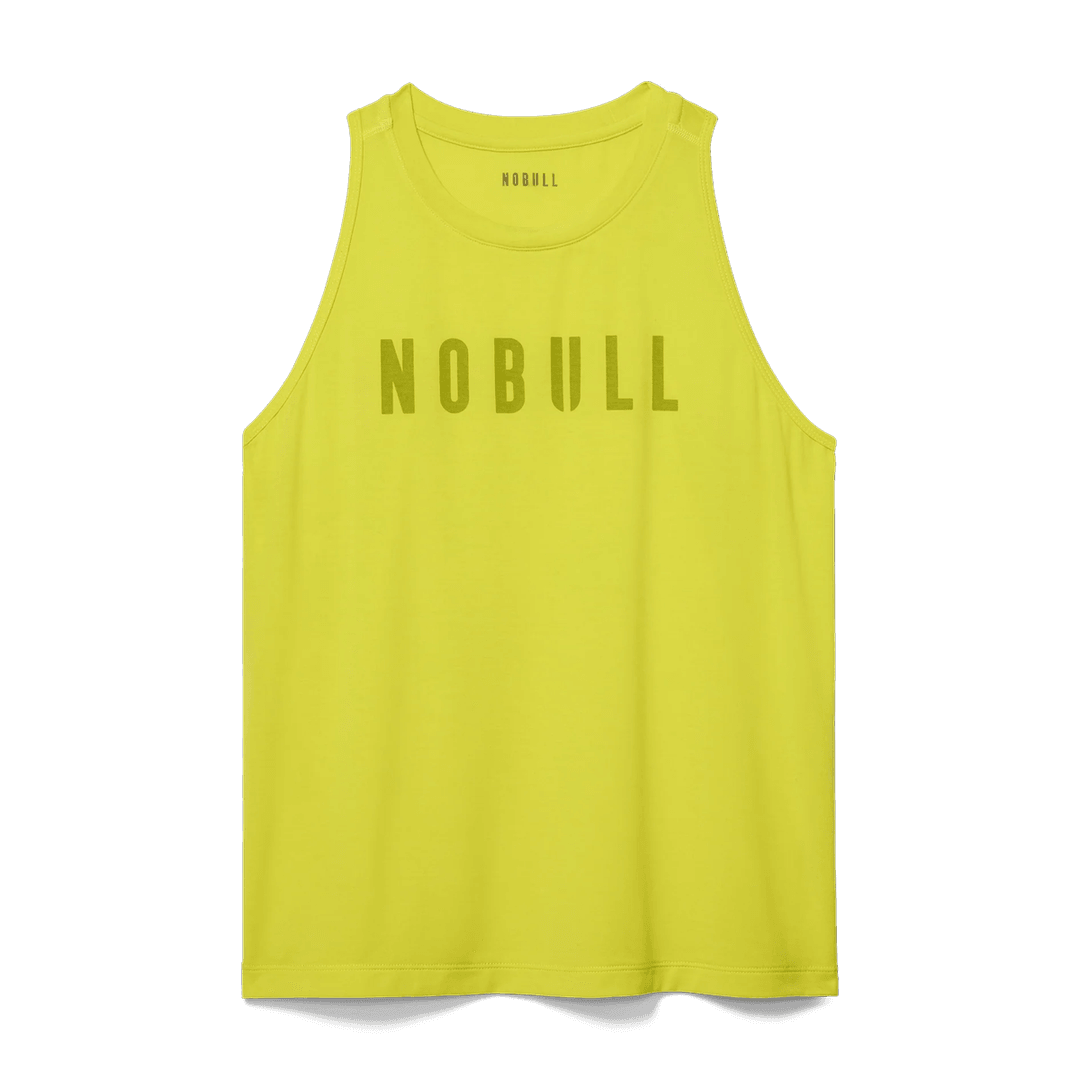 Nobull Project Women's NOBULL High-Neck Tank Neon Yellow