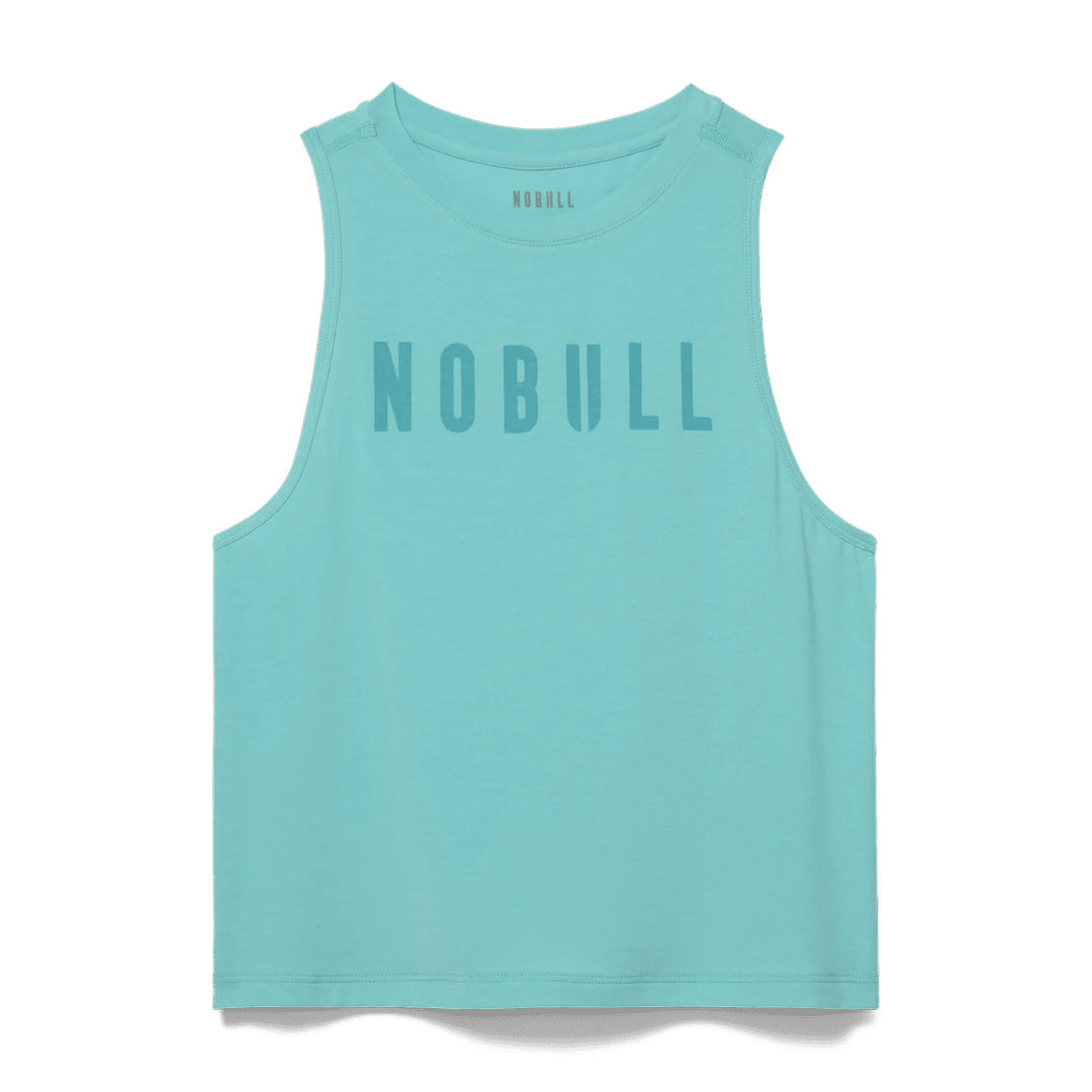 Nobull Project Women's NOBULL Muscle Tank Aqua Heather