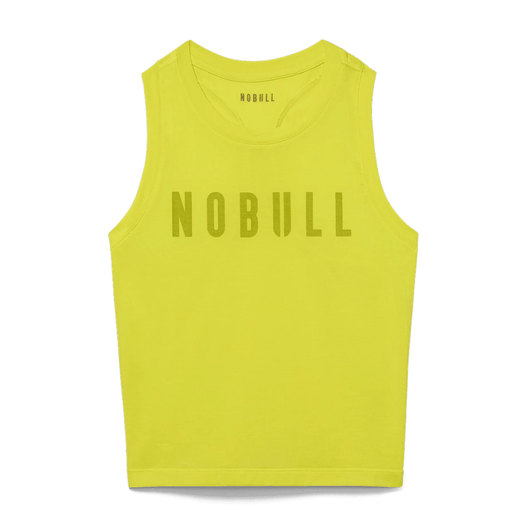 Nobull Project Wanita Nobull Fitted Tank Neon Kuning